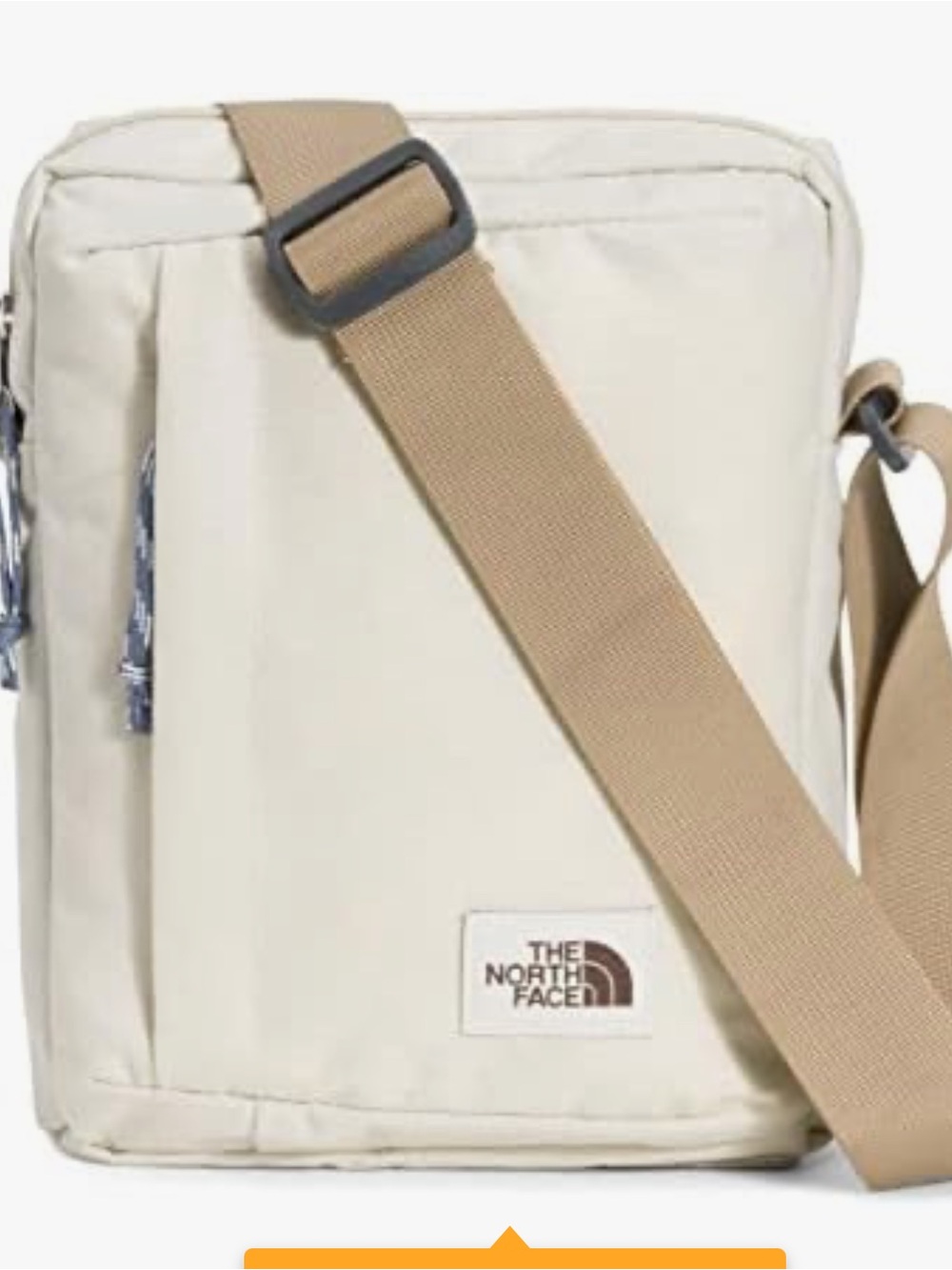 The North Face Men's Beige Crossbody Bag - Compact Everyday Carry